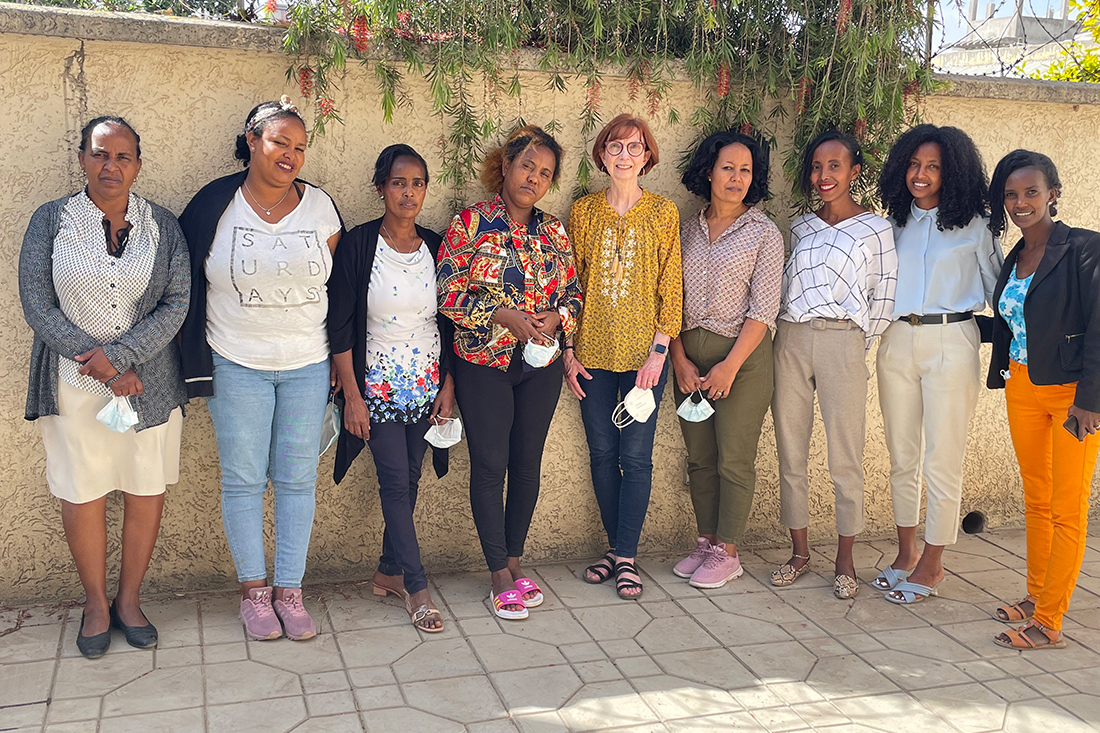 Bev and ACT staff Bev and ACT staff