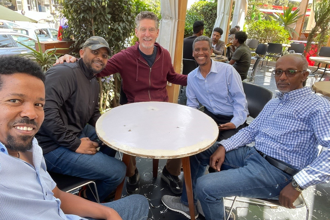 Ethiopian Men Outside