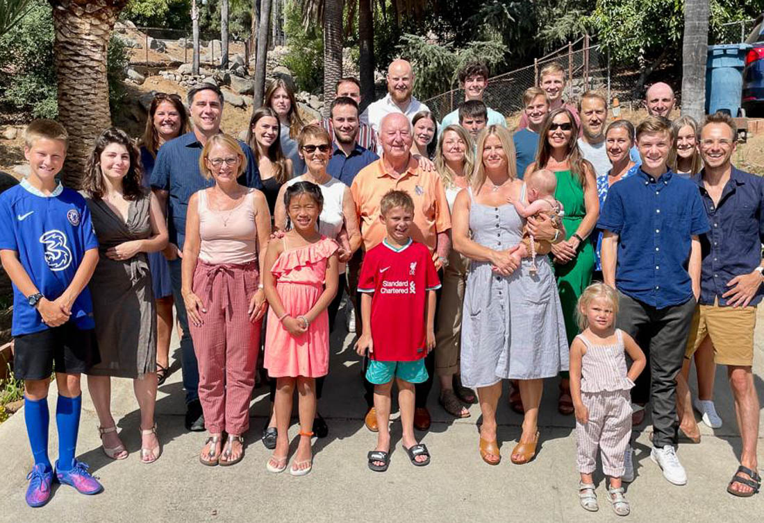 Peter and Rebecca Jones (center) gather for a Jones Family Reunion in 2020. Peter and Rebecca Jones (center) gather for a Jones Family Reunion in 2020.
